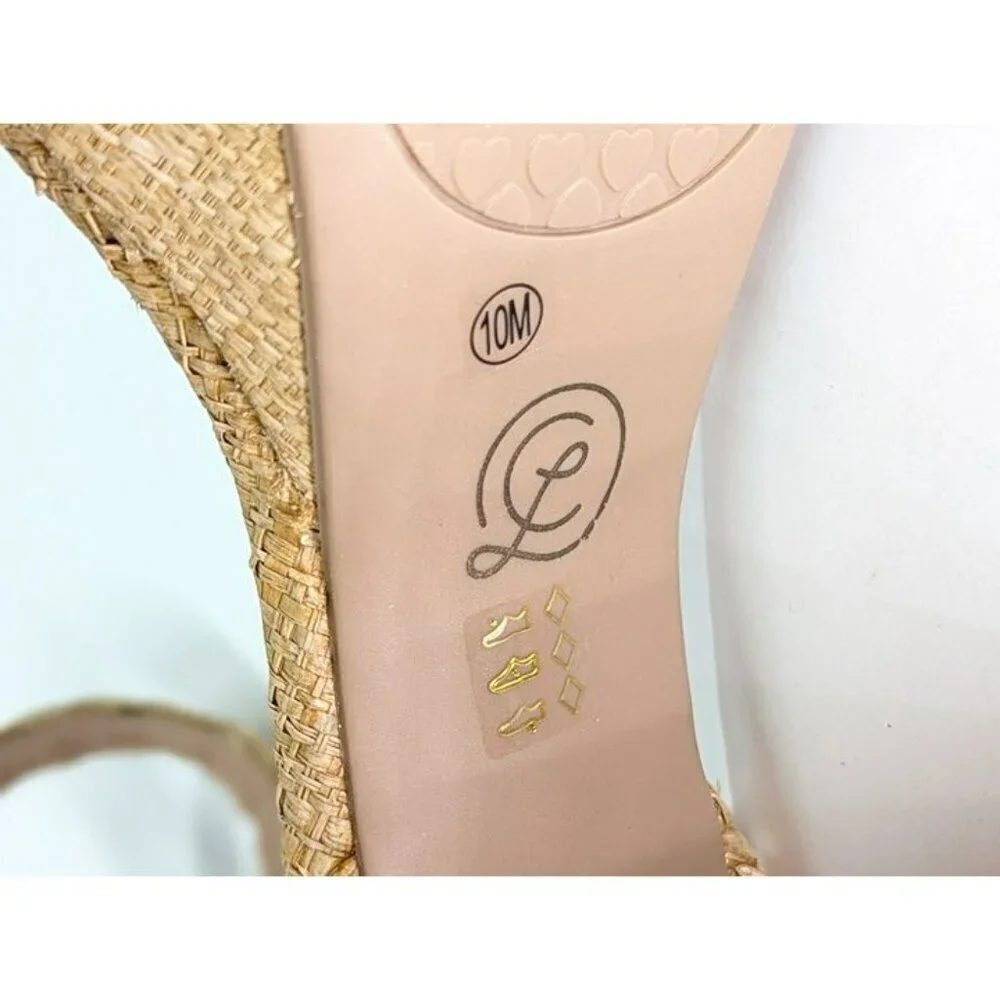 Chinese Laundry Truett Women's Ankle Wrap Platform Sandal Size 10 (MSRP $90)